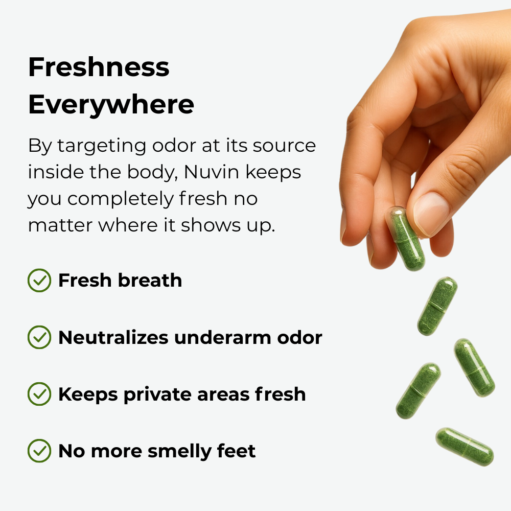 Internal Deodorant Capsules